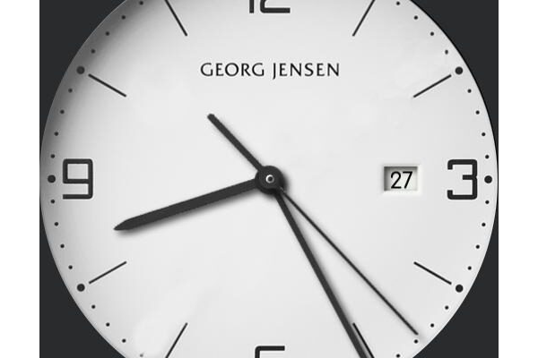 Georg Jensen - Delta Classic quartz w/ inverted colors