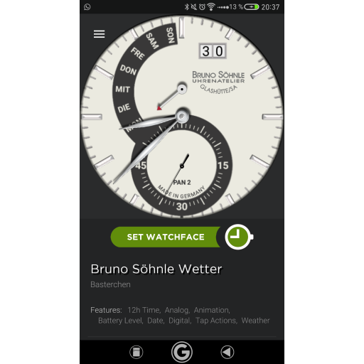 Bruno Söhnle with weather