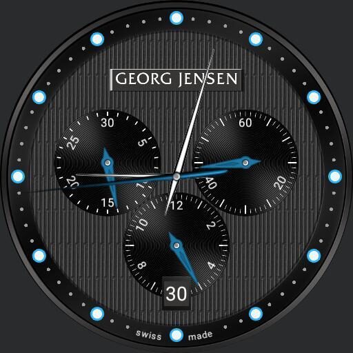 Georg Jensen Koppel 517 Blue Hands