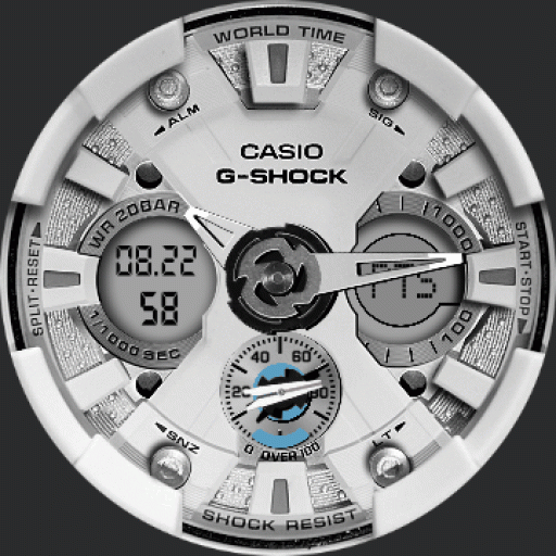 gshock ga120 white