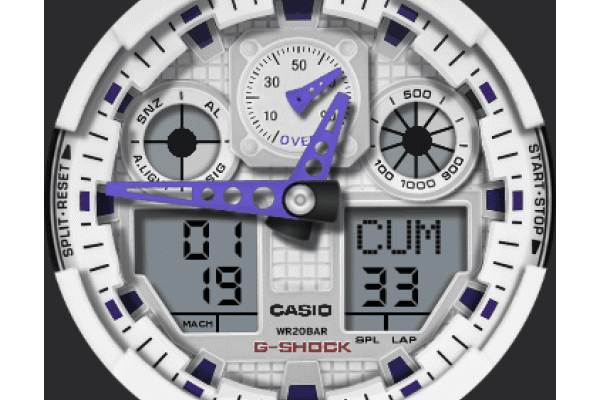 gshock ga100 white