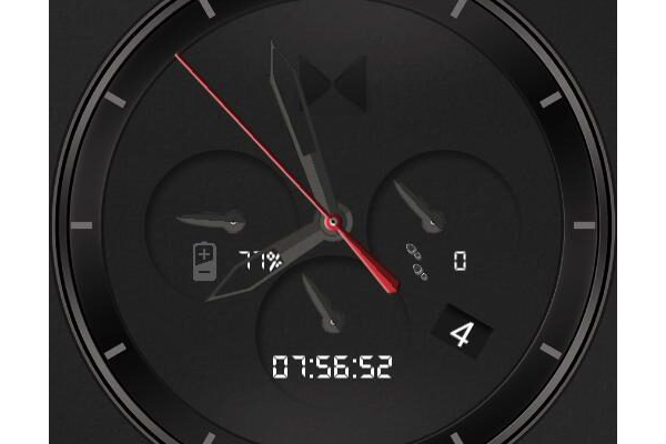 MVMT Chrono All Black Digital