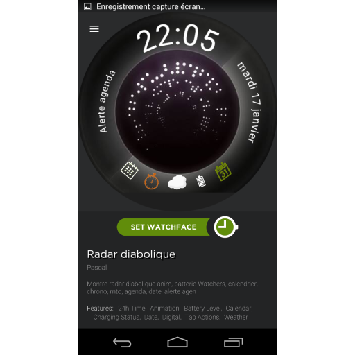 Montre radar diabolique