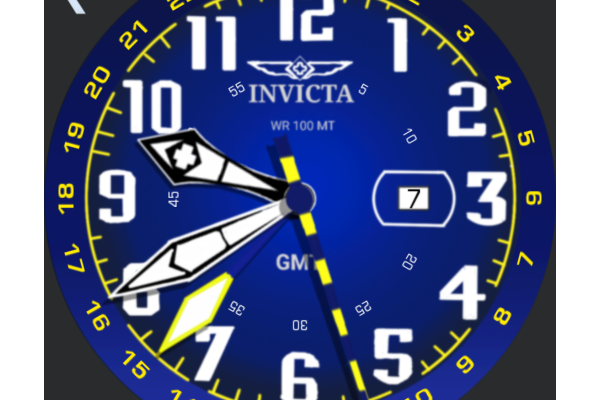Invicta Blue GMT Aviator