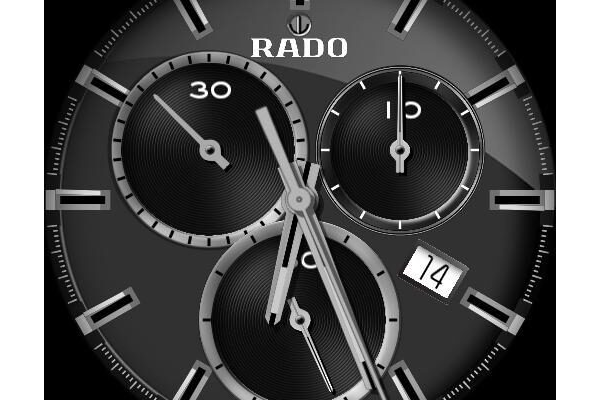 RADO HYPERCHROME Automatic Chronograph Dark Silver