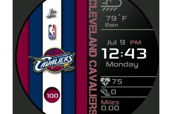 Cavaliers Striped Digital