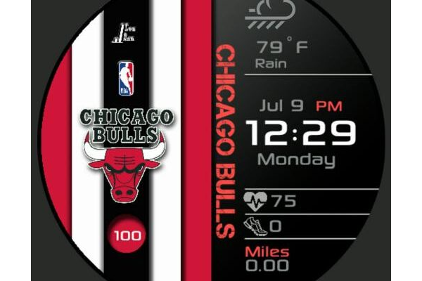 Bulls Striped Digital