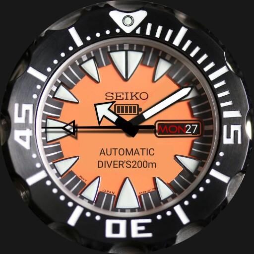 SEIKO MONSTER ORANGE