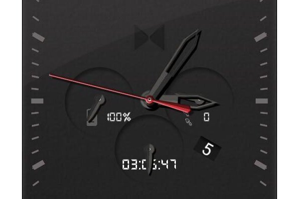 MVMT Square Chrono All Black Digital