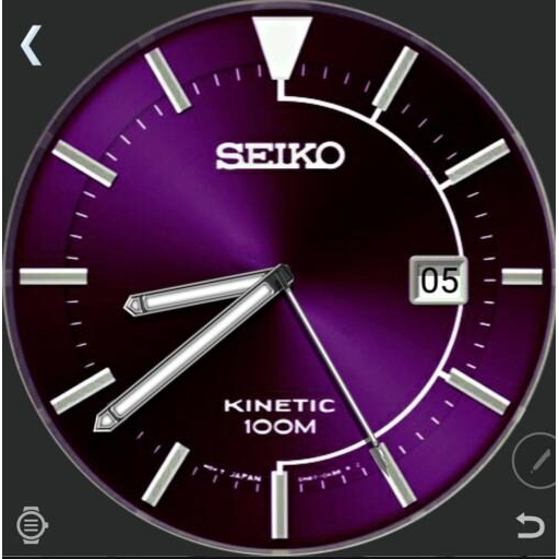 Seiko Kinetic Pink WolfEd