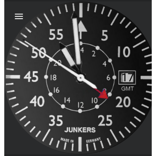 Junkers Pilot GMT BL lume
