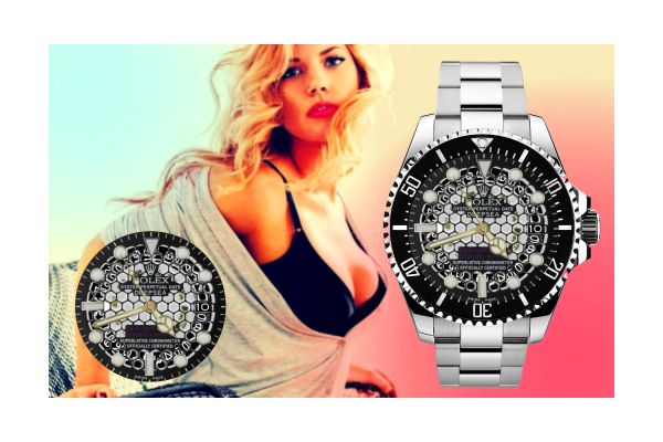 Rolex Deepsea Black Skeleton