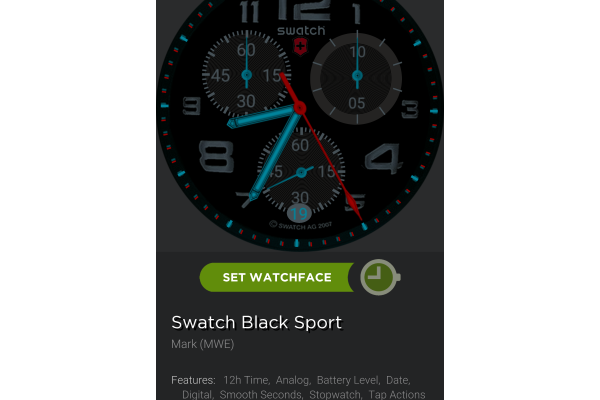 Swatch Black Sport