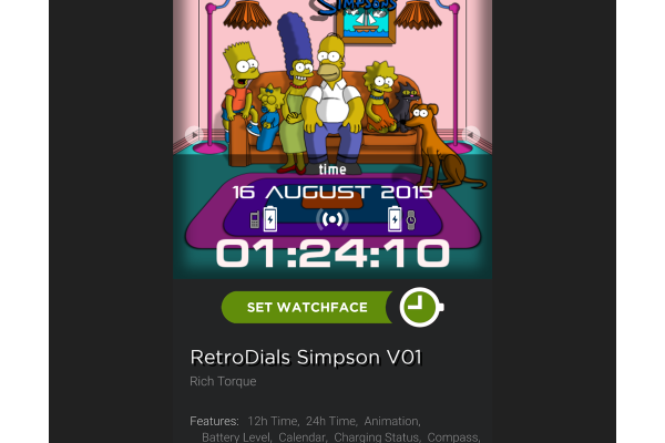 RetroDials Simpsons V0.1