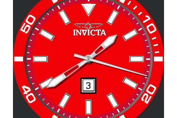 In-Victa Dive Watch Tribute in Red