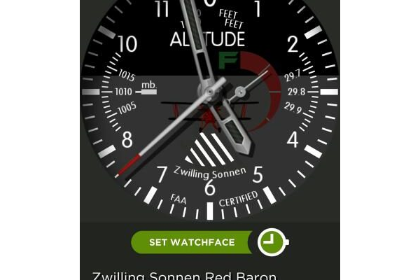 Zwilling Sonnen Red Baron Altimeter
