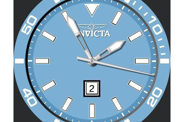 In-Victa Dive Watch Tribute in Carolina Blue