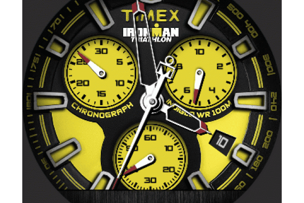 timex ironman yellow