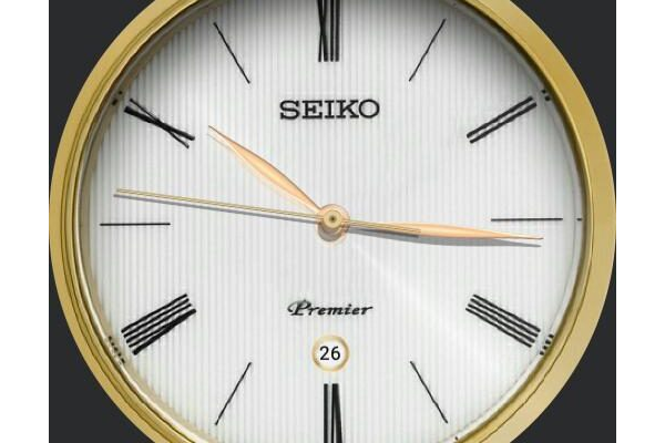 Seiko premier rose gold