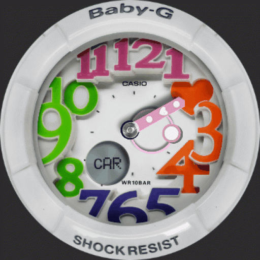 baby G bga130 white