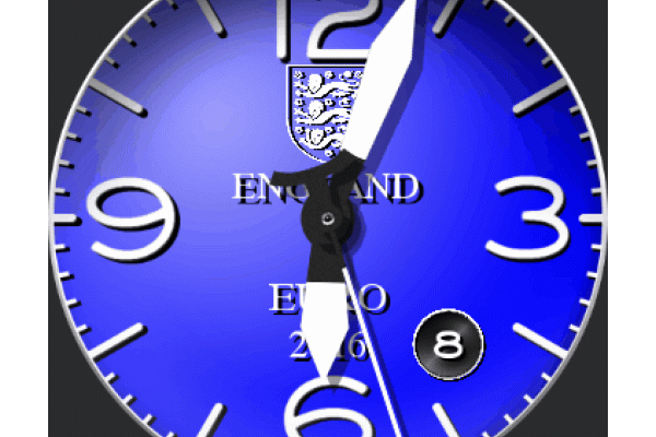England Football Supporter Face Blue