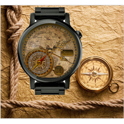 Nautical Map Watch