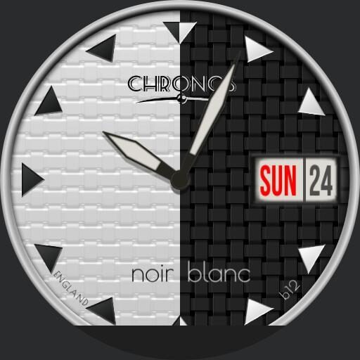 Chronos noir blanc b12 dim glo options