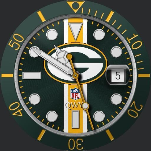Green Bay Packers Metallic GronDiver by QWW