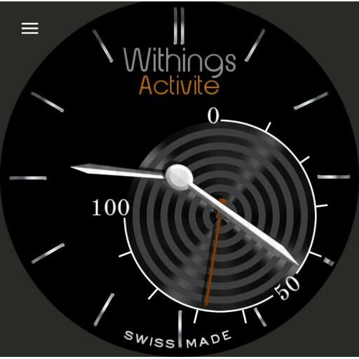 Withings Black & Silver Activite