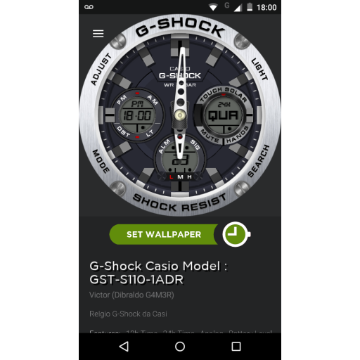 My Version Casio G-Shock GST-S110-1ADR