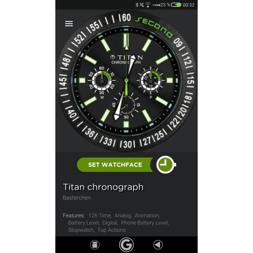 Titan chronograph