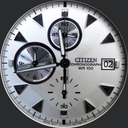 Citizen Chronograph WR100 Millennia Collection
