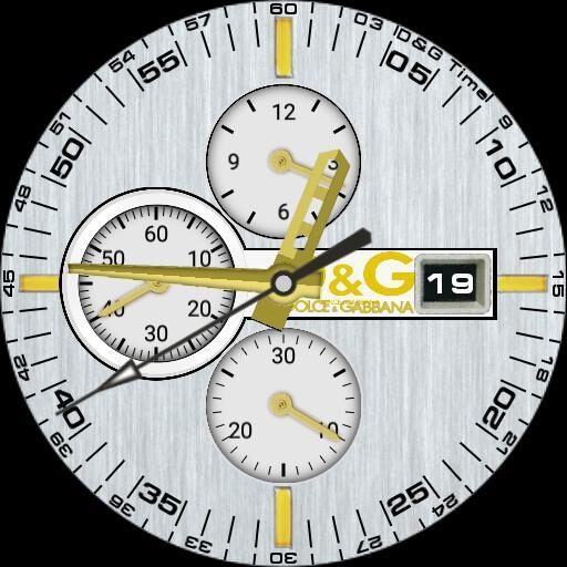 D&G Chronometer Bursted Steel and Gold