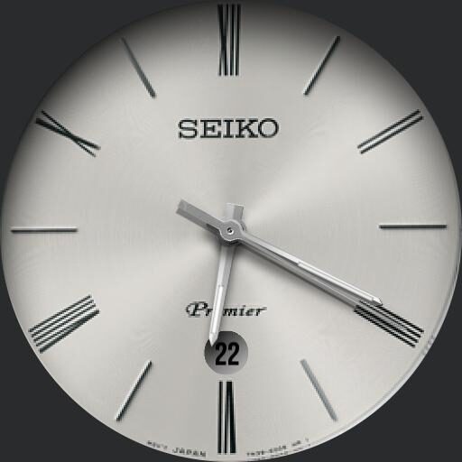 Seiko premier silver