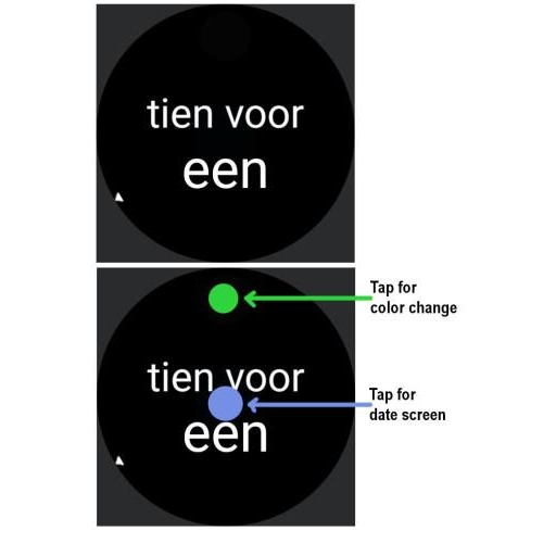 Dutch Text Clock - Nederlandse Tekst Klok