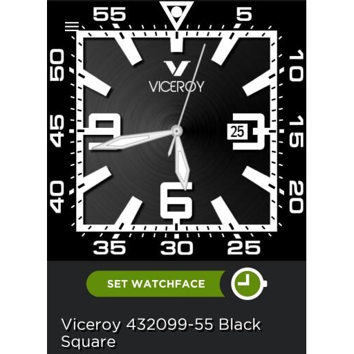 Viceroy 432099-55 Black Square