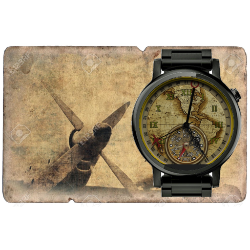Vintage Map watch
